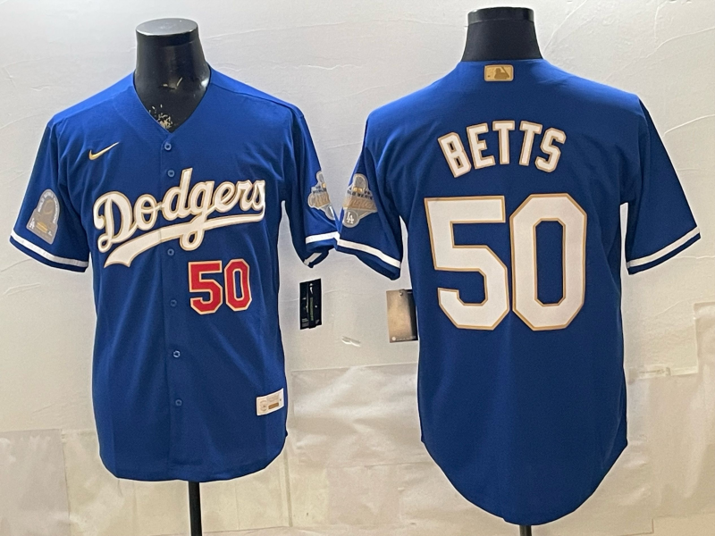 Men Los Angeles Dodgers #50 Betts blue Game 2026 Nike MLB Jersey 4014003